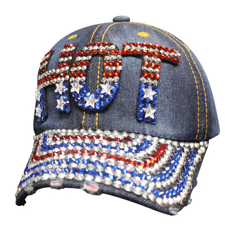 SBLAMH Denim Bling American Hat