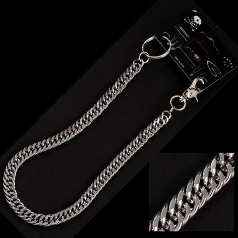 WC-703450 Chromed double chain wallet chain