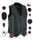 DS100 Men's Ten Pocket Utility Vest
