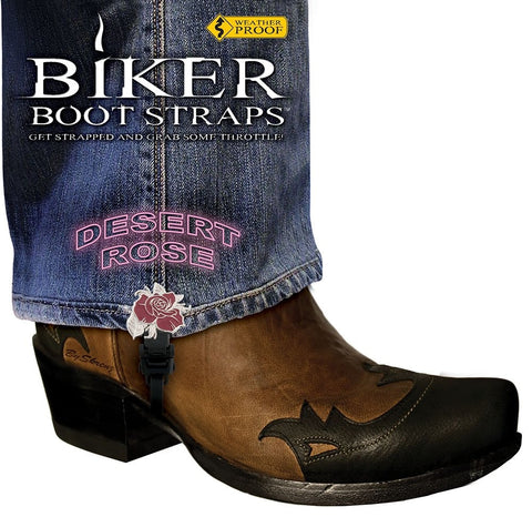BBS/DR4 Weather Proof- Boot Straps- Desert Rose- 4 Inch