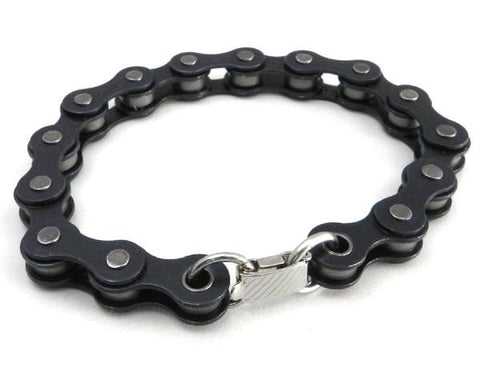 A321B Bike Chain Bracelet- Black