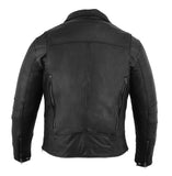 DS794 Men&#039;s Modern Longer Beltless Biker Jacket