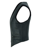 DS238 Women's Stylish Lightweight Zipper Front Vest