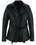 Elan Women's Leather Jacket Black