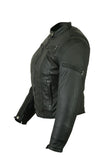 DS842 Women's Lightweight Drum Dyed Naked Lambskin Jacket