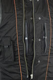 DS187 Upgraded Style Gun Pockets, Hidden Gun Metal Zipper, Bottom Sid