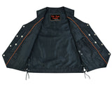 DS142 Men's Single Back Panel Concealed Carry Vest (Buffalo Nickel He