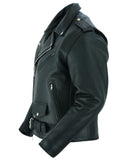 DS761 Motorcycle Armored Classic Biker Leather Jacket