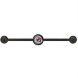 Sons Of Anarchy "A" SAMCRO Anodized Titanium Industrial Barbell