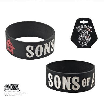 Sons Of Anarchy Silicone "A" Anarchy Bracelet